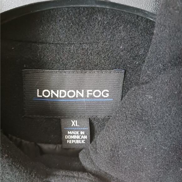 London Fog Single Breast Wool Blend Pea Coat Size XL - Picture 3 of 10
